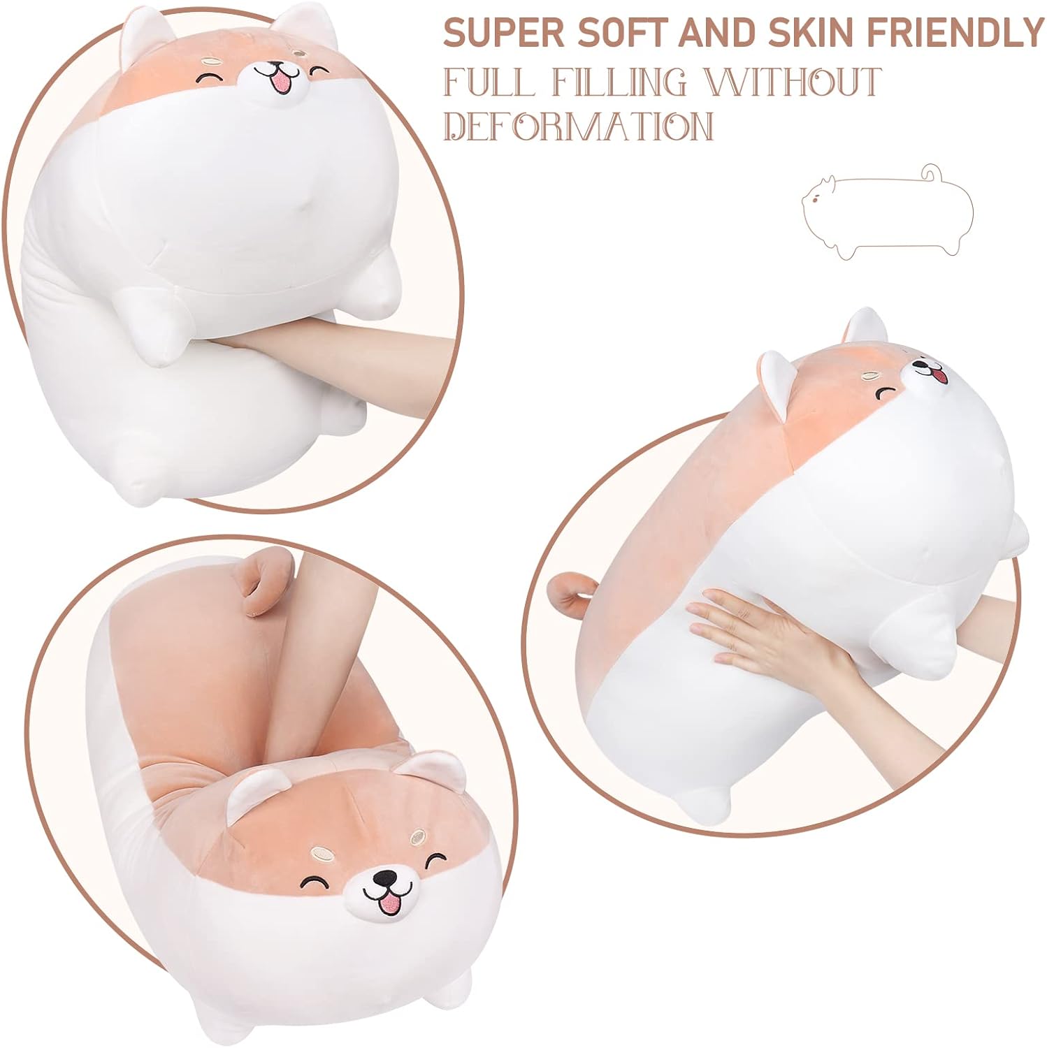 Auspicious Beginning 276 Plush Dog Body Pillow
