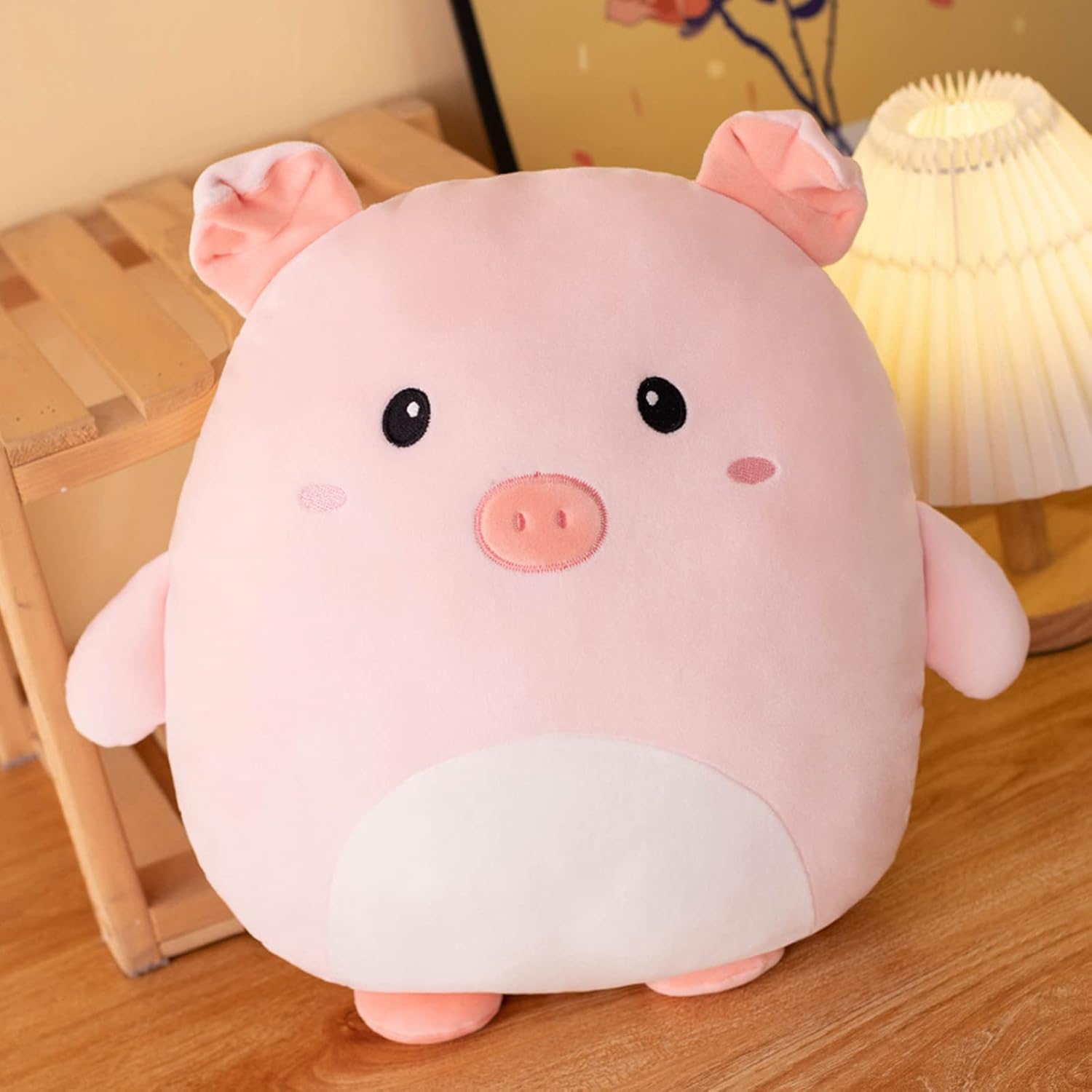 Grafingy 16 Inch Pig Plush Pillow Toy 1
