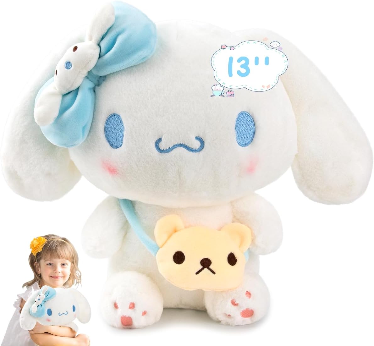 KIEAL Anime Plush 13-Inch Kawaii Stuffed Animal Doll