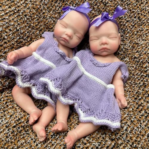 Abenduot 10inch Realistic Baby Doll Girl