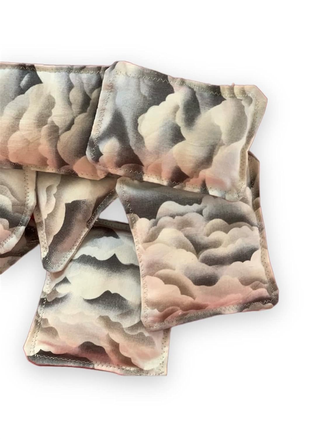 Handmade Baby Toddler Shape Cloud Print Pillow Plushie Set
