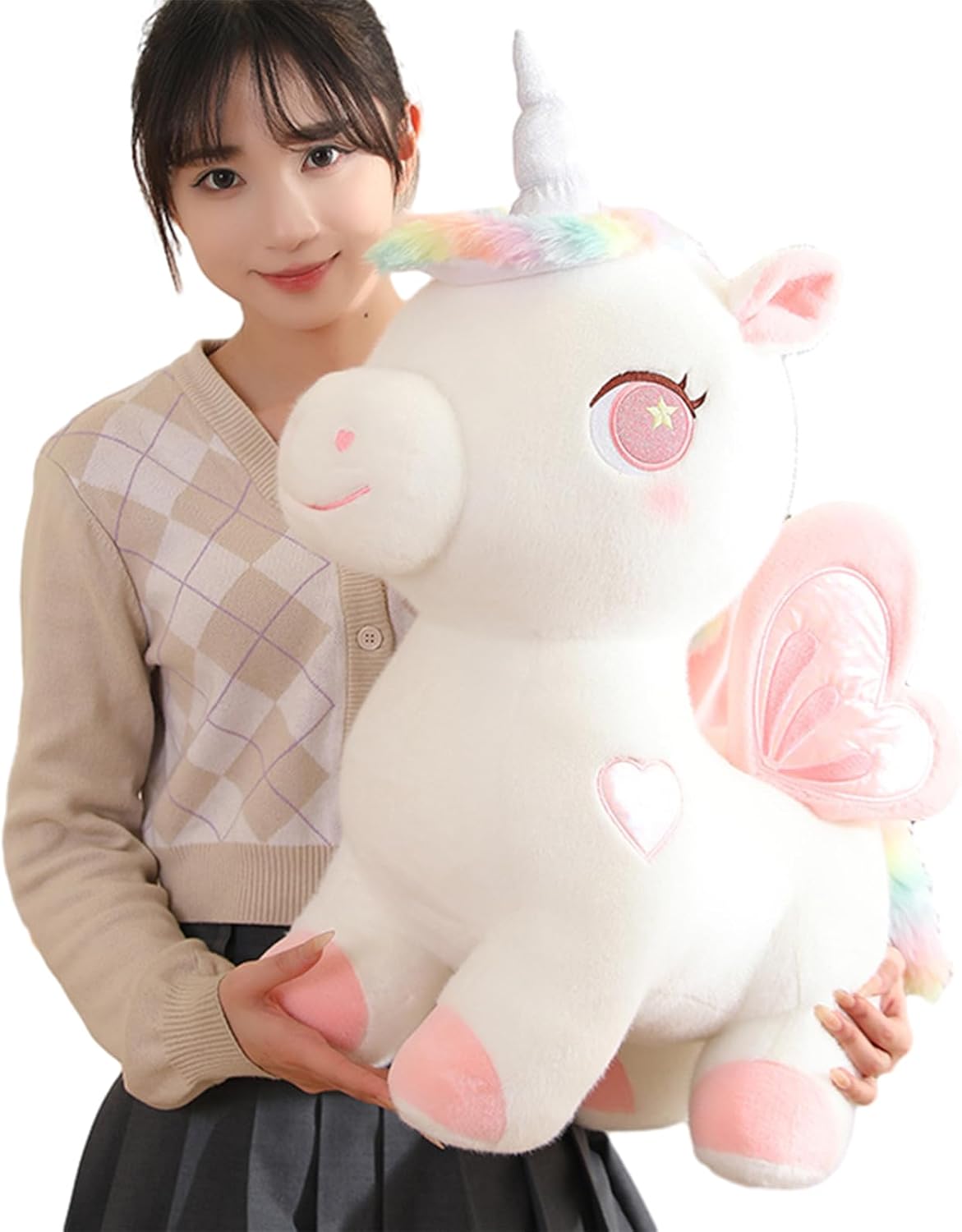 Plush Unicorn Pillow for Kids and Lovers