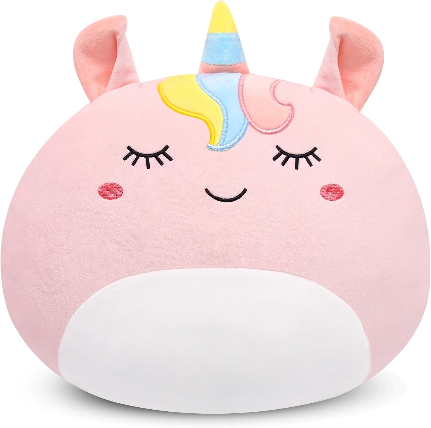 Slojkardon 12 Inch Pink Unicorn Plush Pillow Toy
