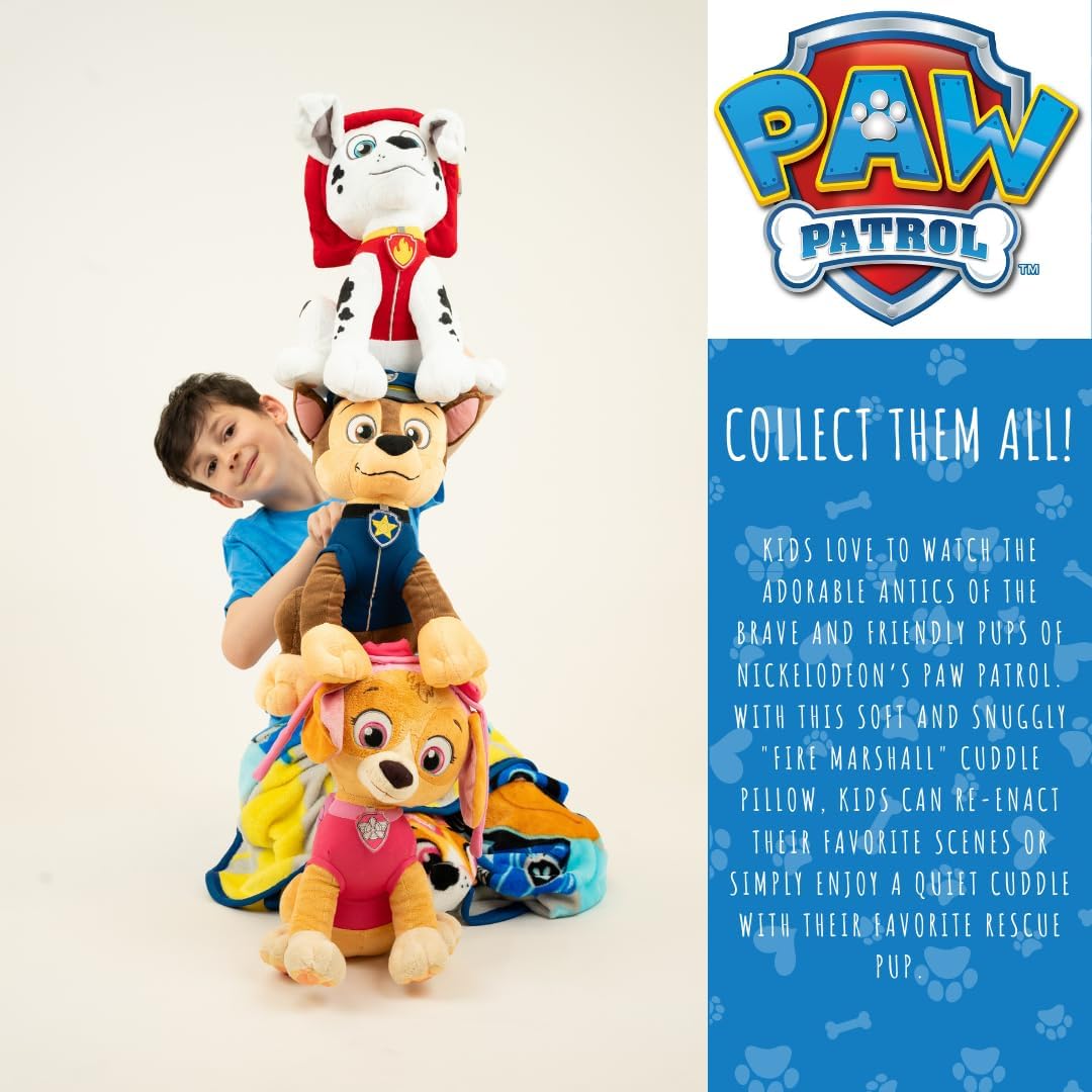 Paw Patrol Marshall Plush Cuddle Pillow Buddy One Size