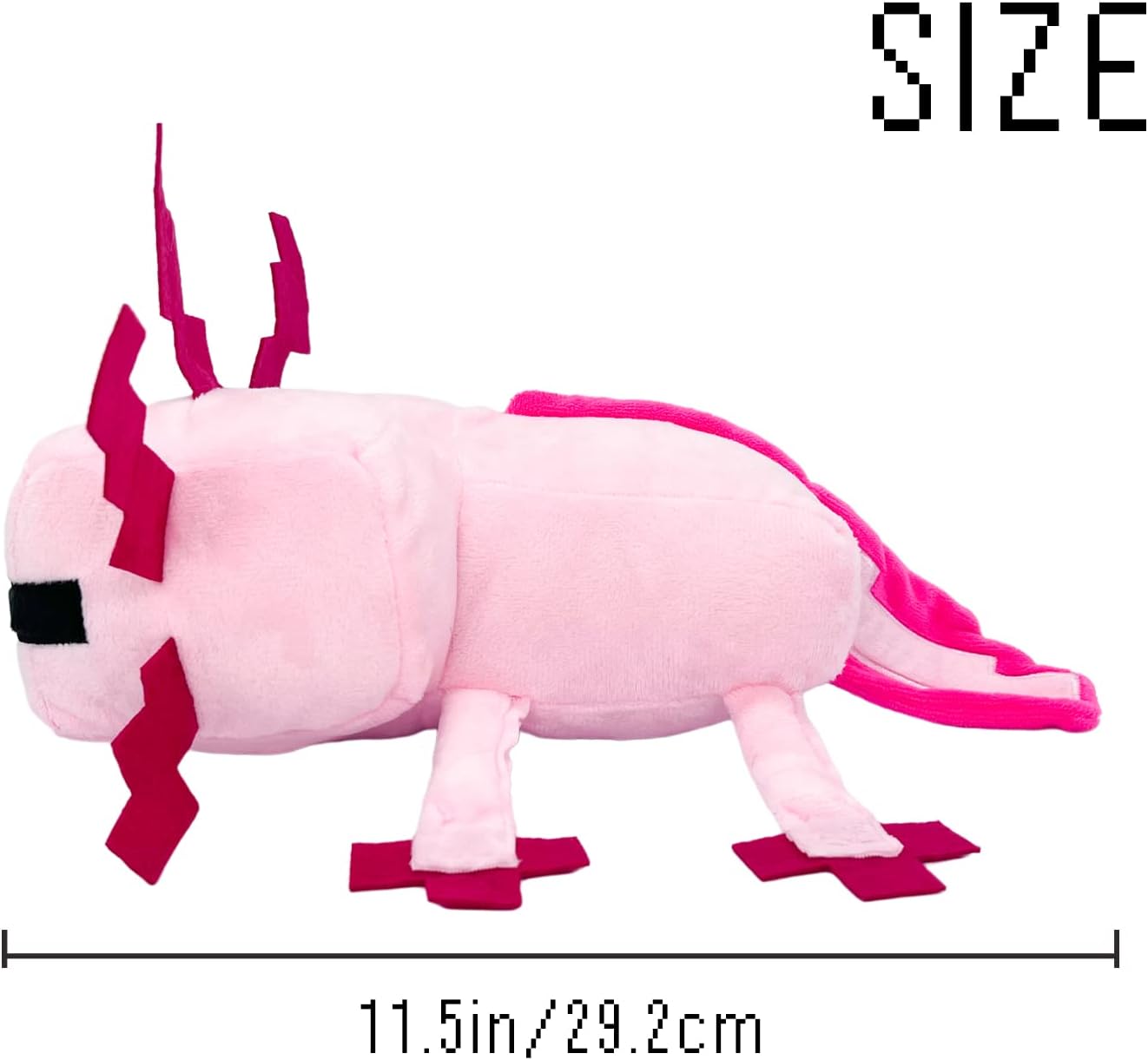 Pink Axolot Plush Pillow Stuffed Animal Decor