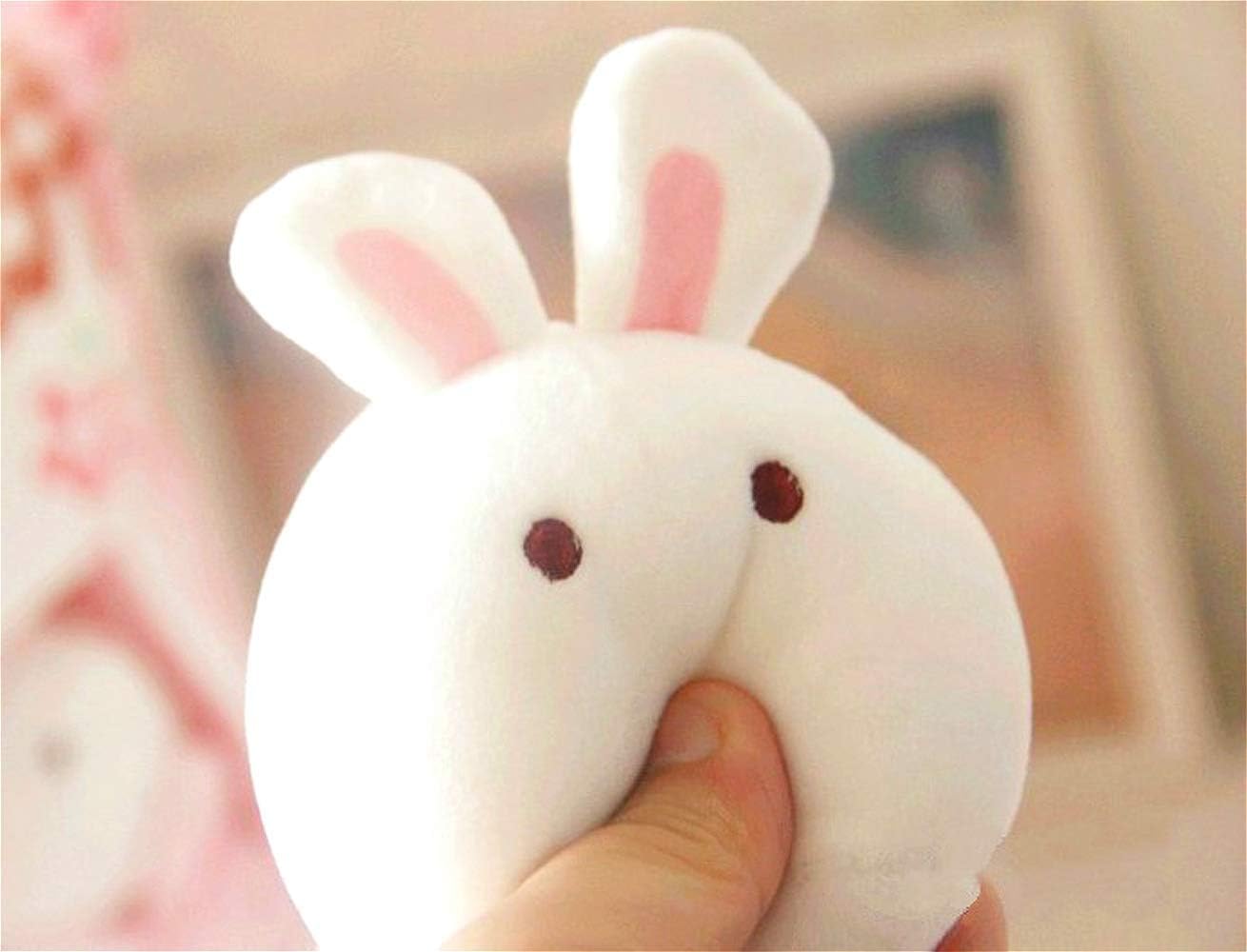 REFAHB Cute Plush Pillow Throw with 8 Stuffed Bunnies