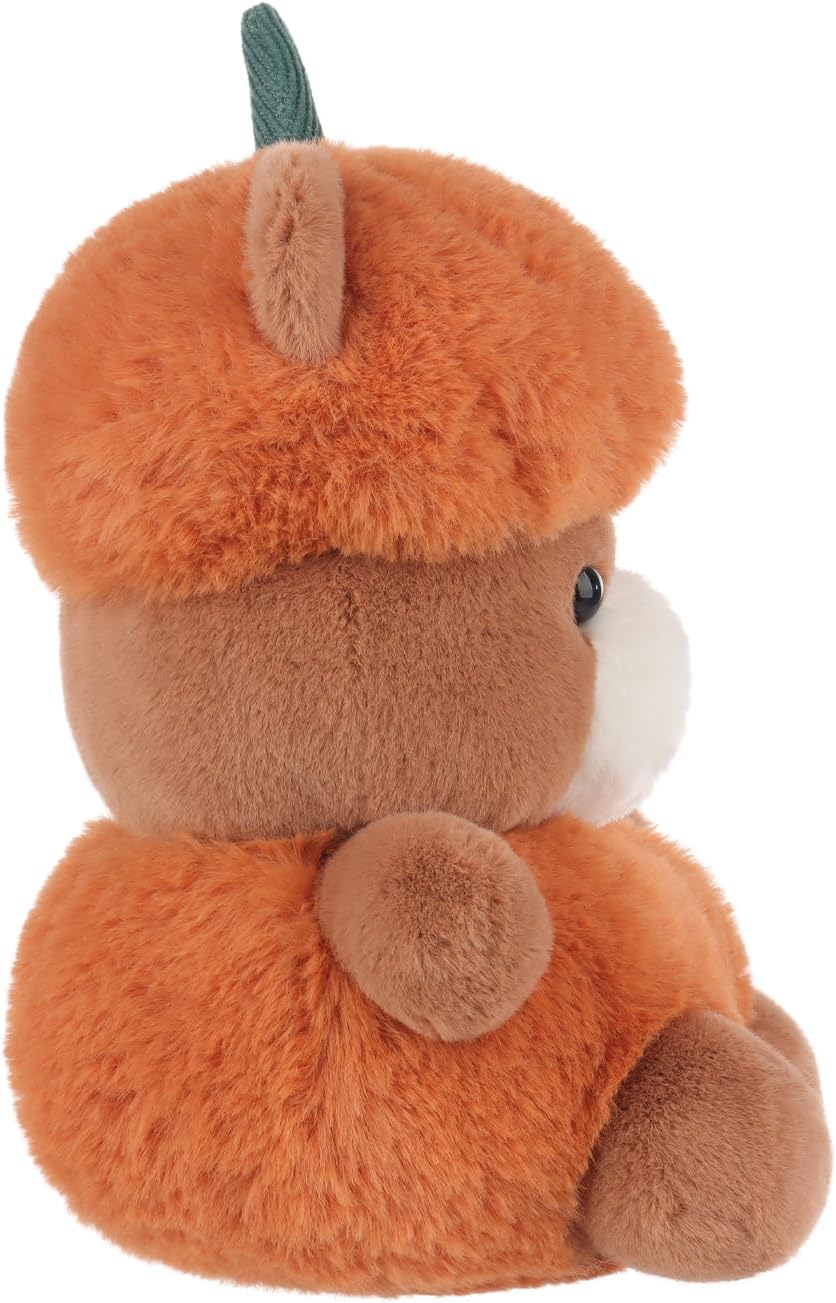 Apricot Lamb Pumpkin Bear Plush Toy for Kids