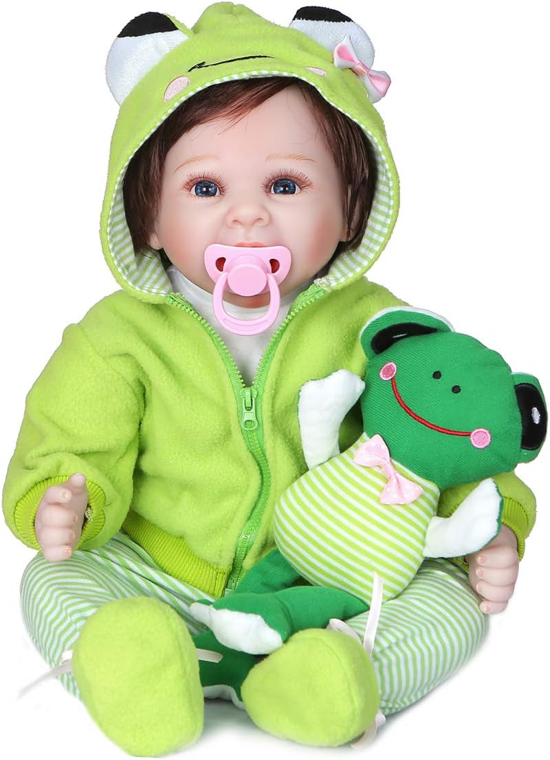 Medylove Reborn Baby Doll Green Suit Set