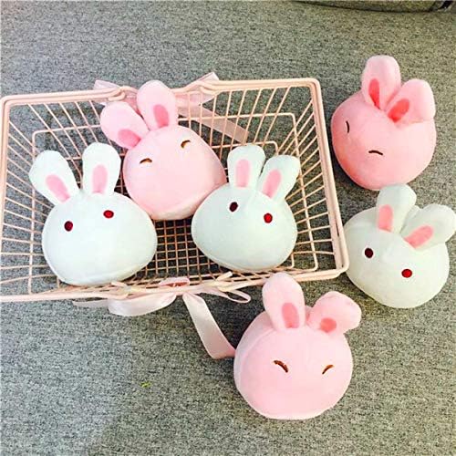 REFAHB Cute Plush Pillow Throw with 8 Stuffed Bunnies