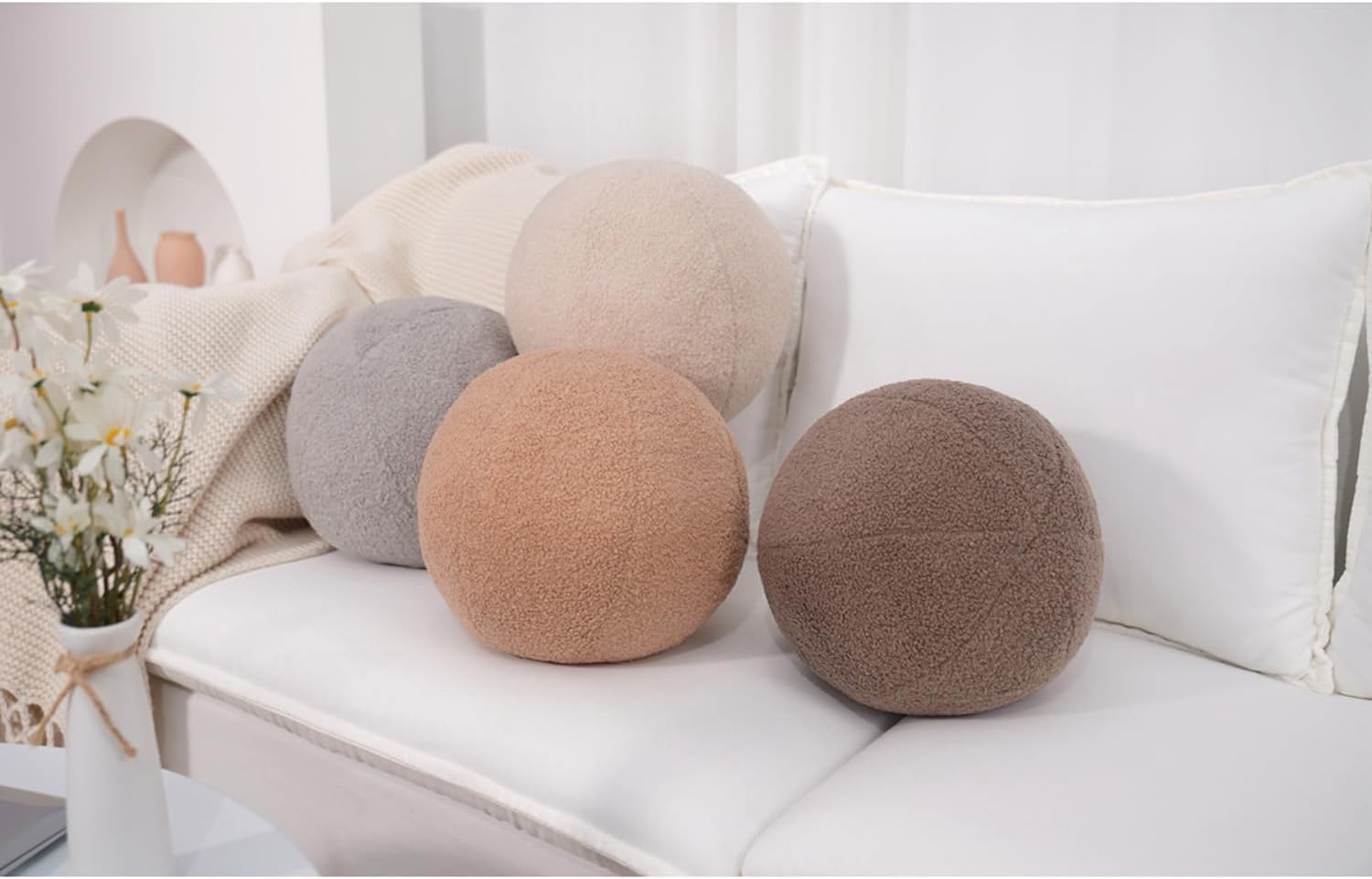 12 Inch Round Hugging Pillow Ball Plush Toy