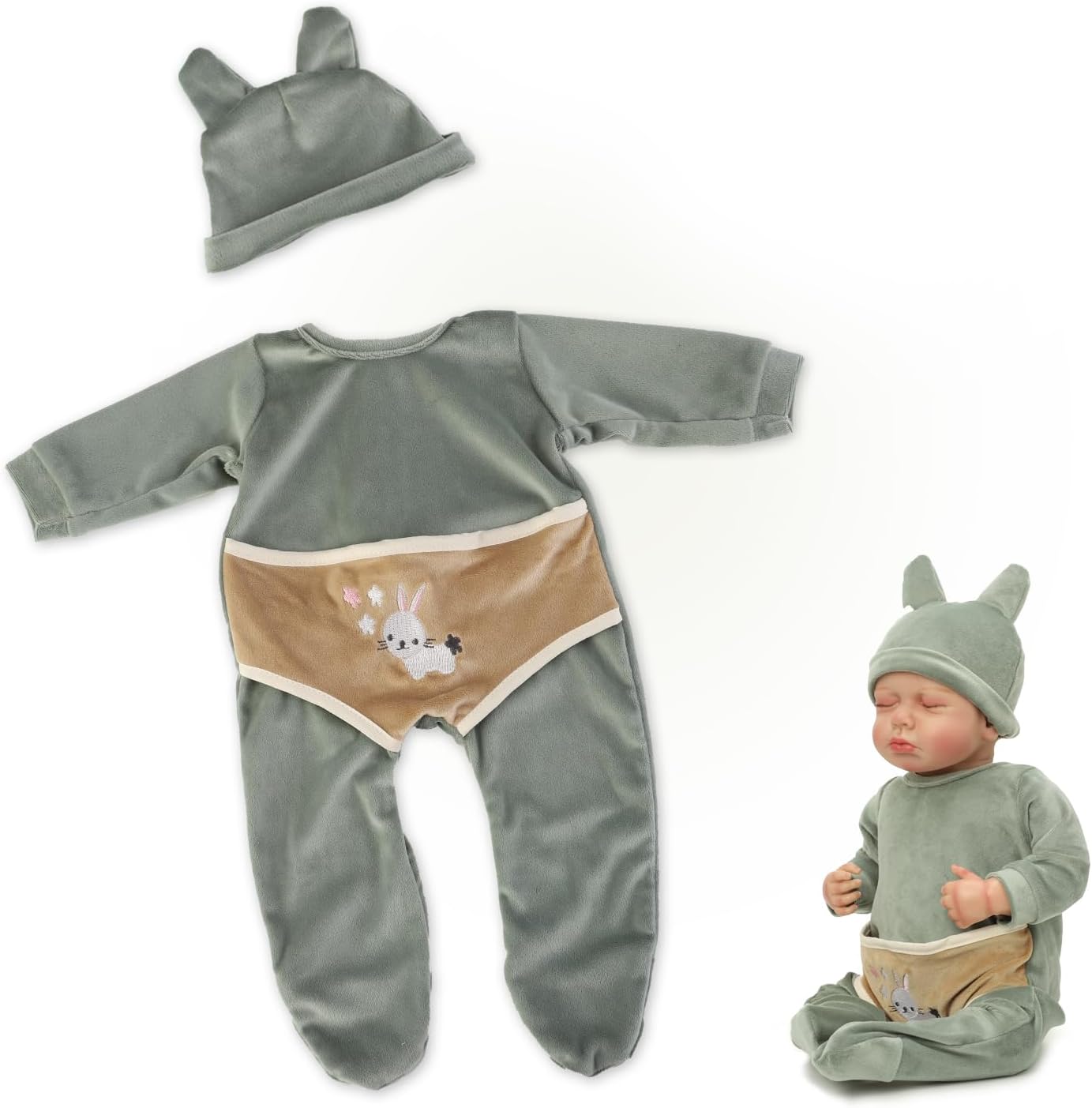 YOYOExment Reborn Baby Doll Clothes 20 Inch