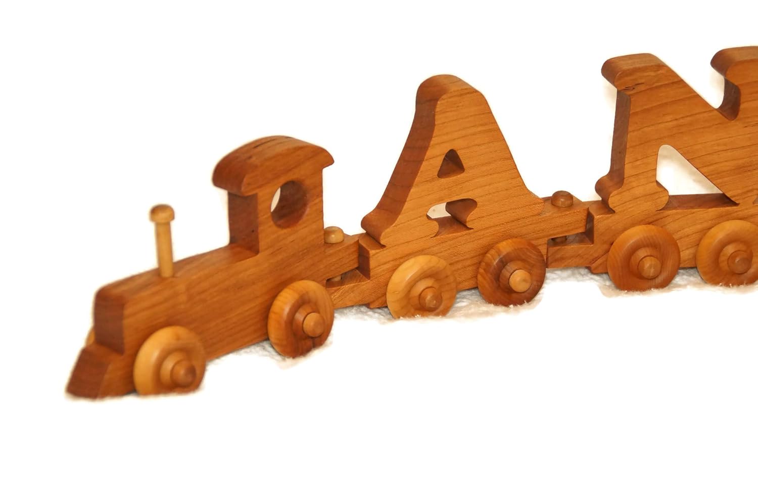 Personalized Wooden Letter Train by Little Wooden Wonders