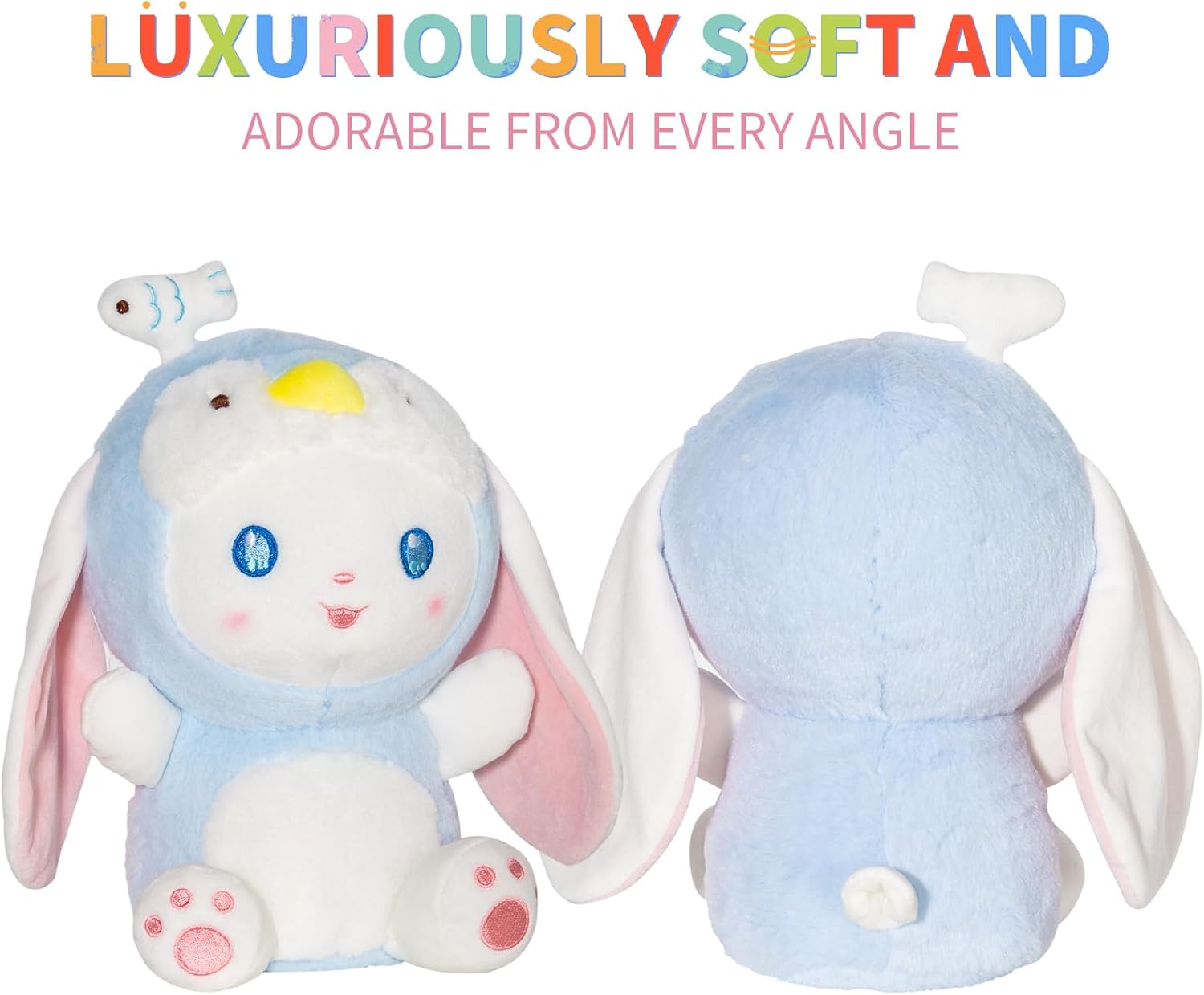 10 Penguin Bunny Plush Pillow Squishy Soft Kawaii Plushie