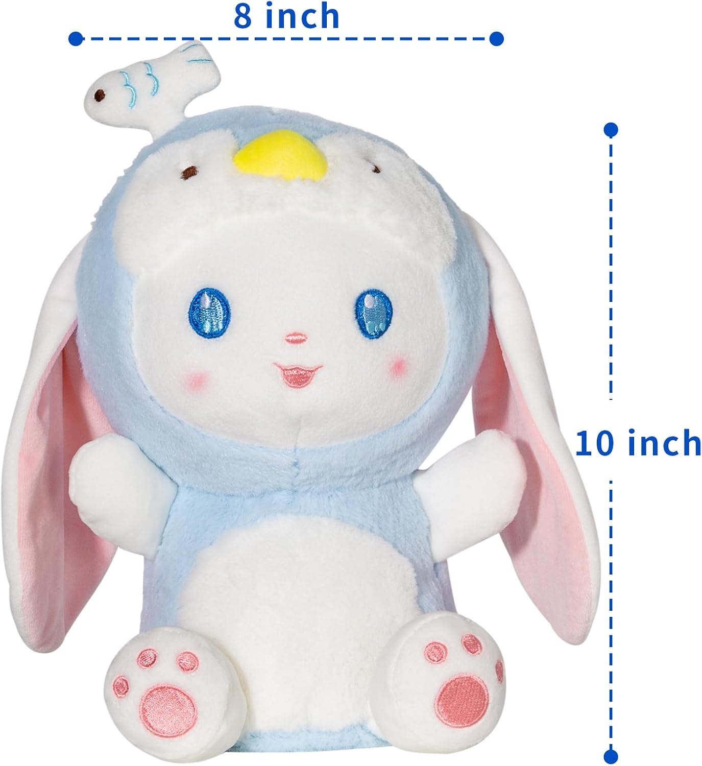 10 Penguin Bunny Plush Pillow Squishy Soft Kawaii Plushie