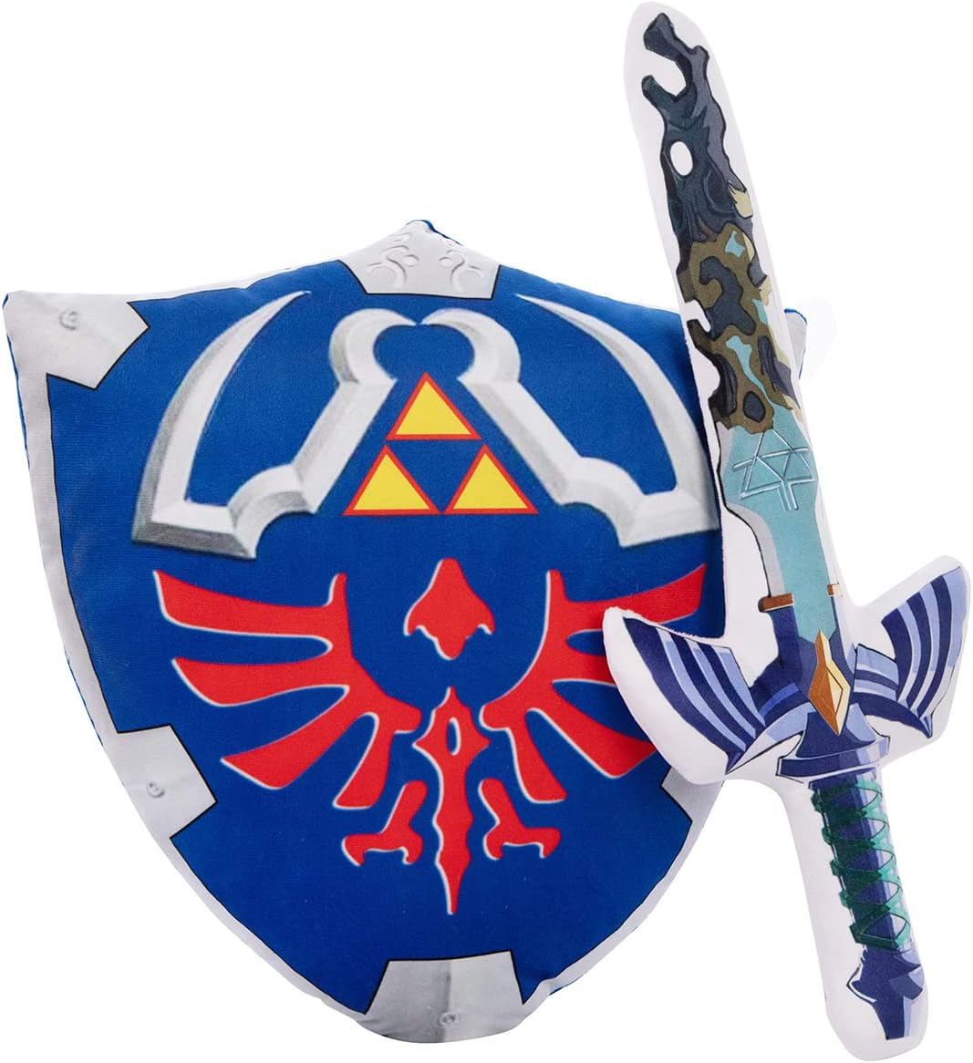 MARUKQW Cosplay Master Sword Hylian Shield Throw Pillow 1575 Inch