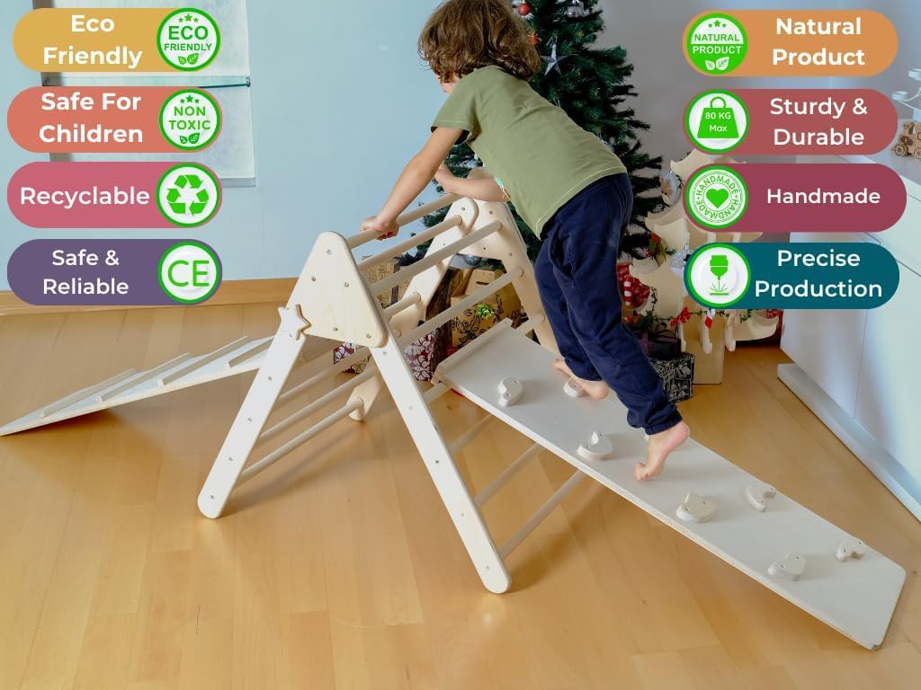 Kidodido Montessori Climbing Triangle for Kids 1