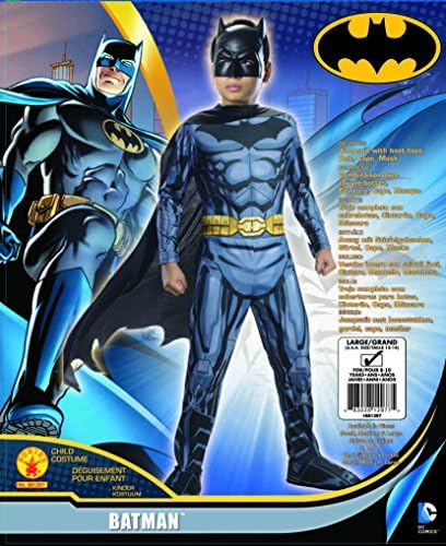 Rubies Batman Costume for Kids 8-10 Years