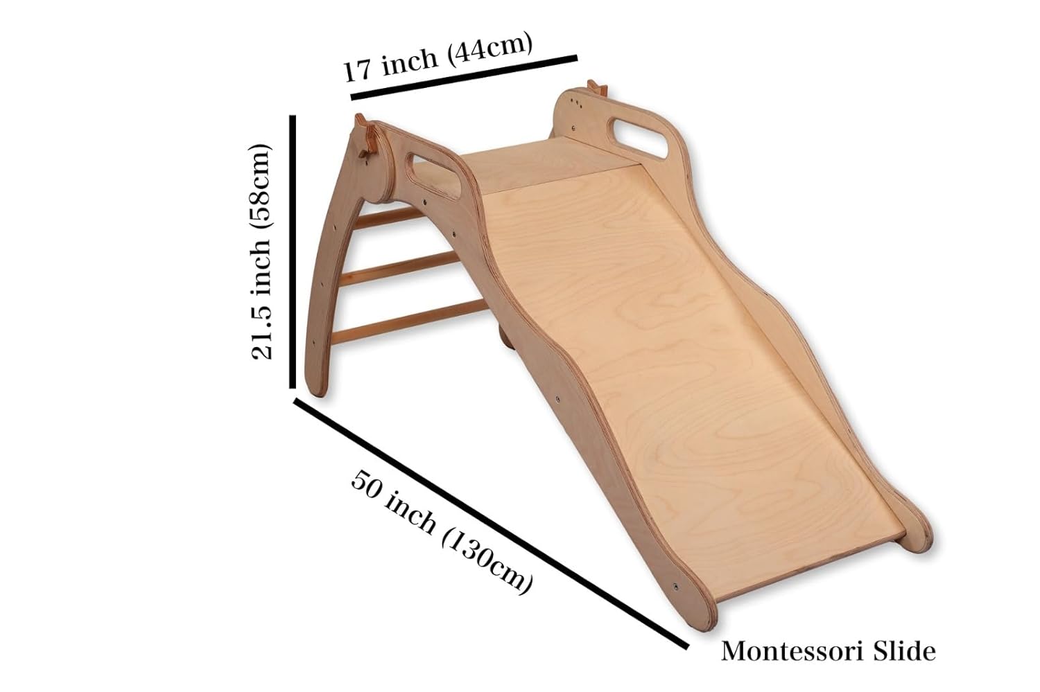 Kidodido Montessori Wooden Freestanding Slide