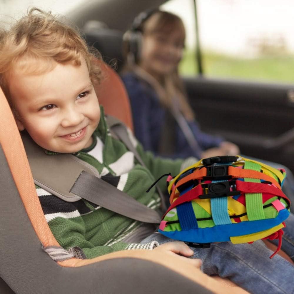 Teytoy Sensory Buckle Pillow for Fine Motor Skills 1