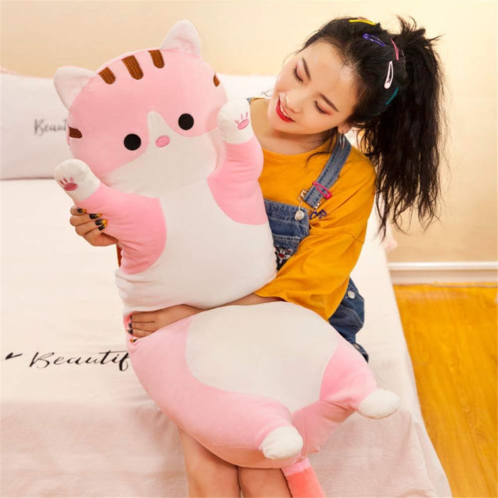 Shangman Plush Cat Pillow Cute Soft Stuffed Kitten Toy