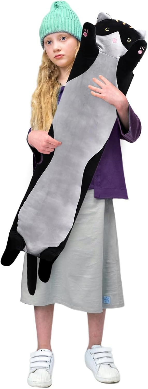 WUYU Plush Cat Pillow Toy for Kids and Girlfriend