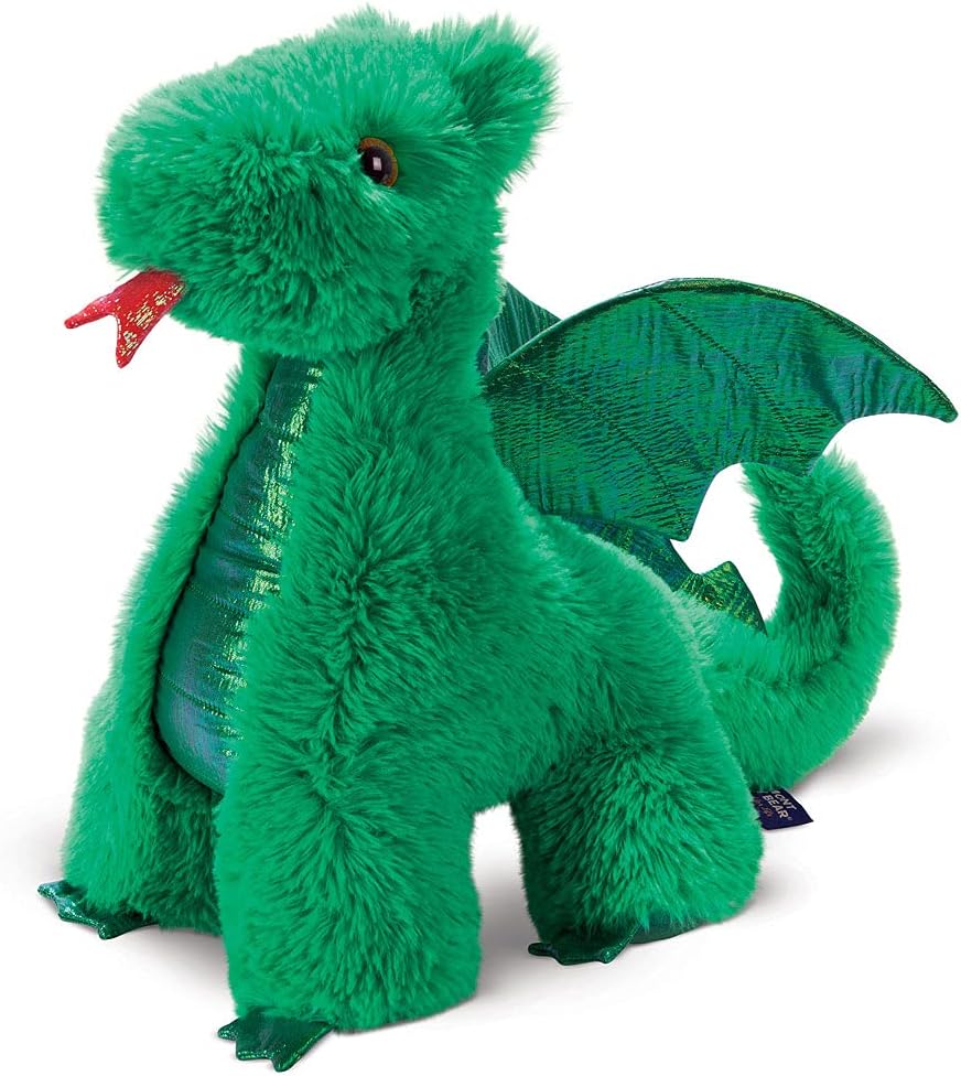 Vermont Teddy Bear Plush Dragon 18 Inch Green