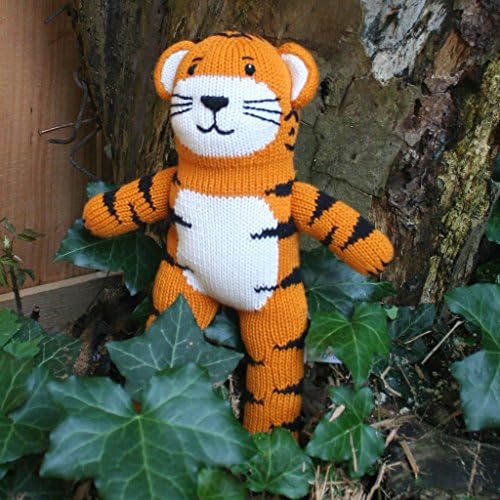 ZUBELS Baby Kai The Tiger Plush Rattle 7-Inch