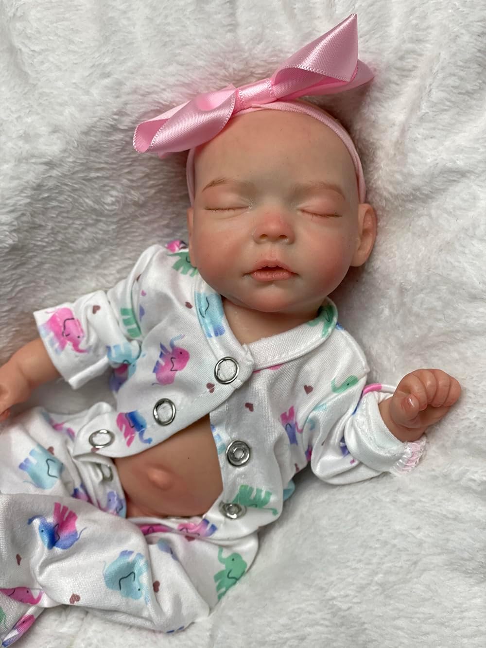 Abenduot 10inch Realistic Silicone Reborn Baby Doll