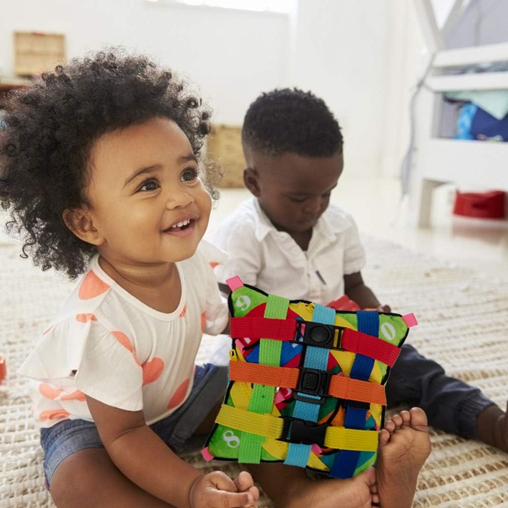 Teytoy Sensory Buckle Pillow for Fine Motor Skills 1