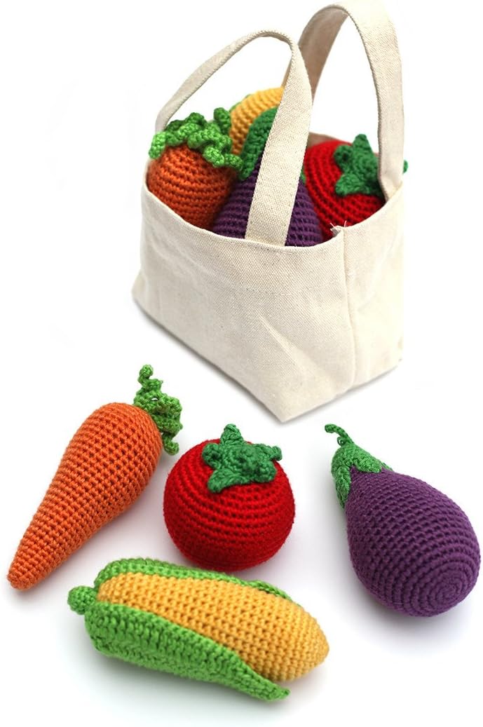 Cheengoo Rattle Sets Veggies 4-Piece