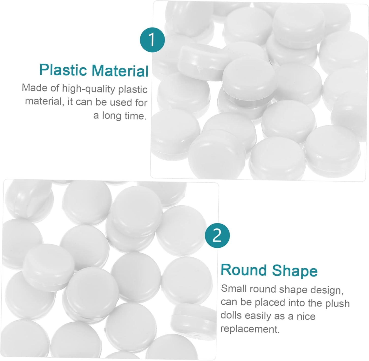 HOMSFOU Rattle Set for Plush Dolls and Baby Toys