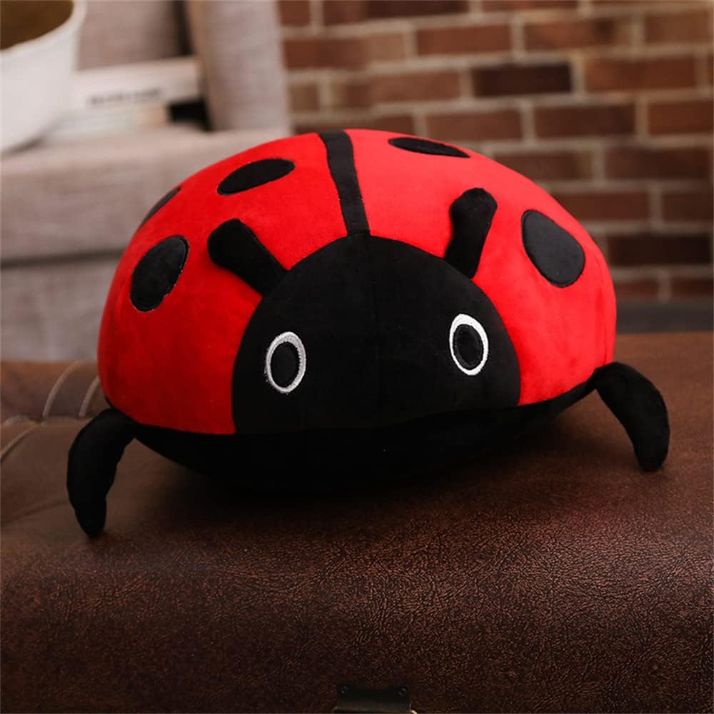 Soft Plush Ladybug Pillow Toy for Kids and Adults Red 30cm11inch