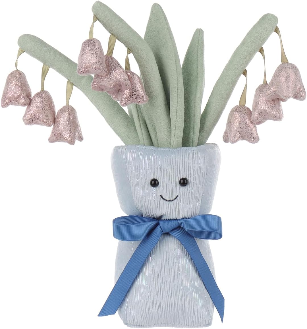Apricot Lamb Lily of the Valley Vase Plush Toy for Kids