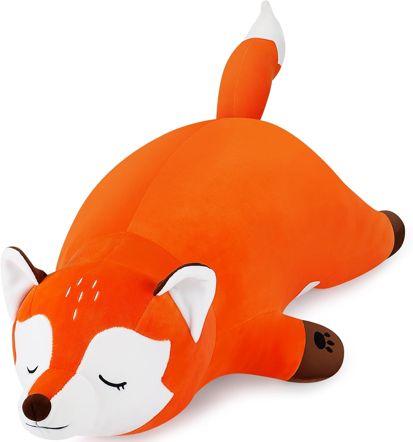Cute Giant Orange Foxy Plush Pillow