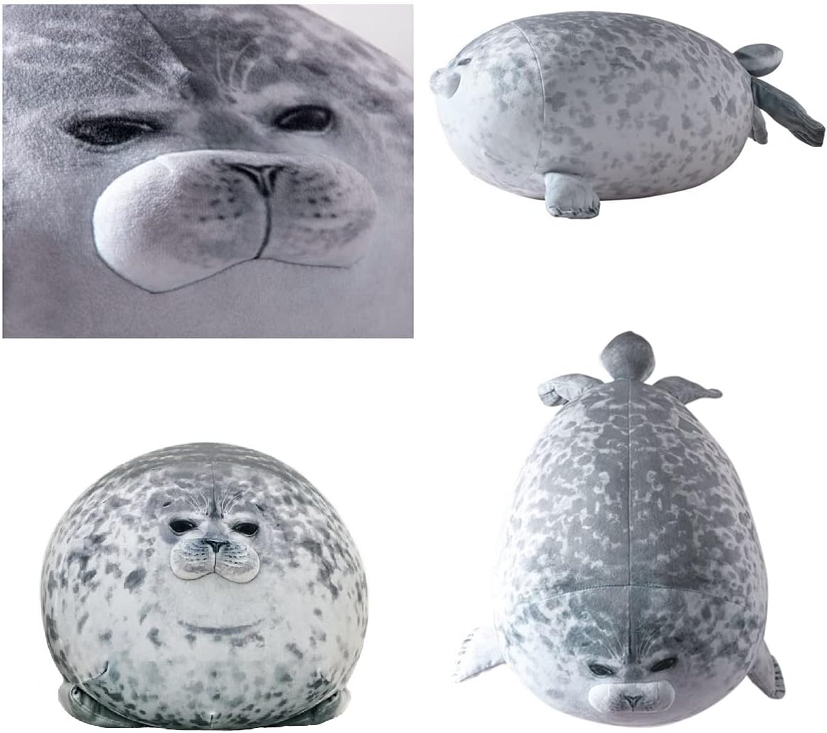 YESGIRL 237 Inch Seal Plush Pillow - Soft Stuffed Animal Toy