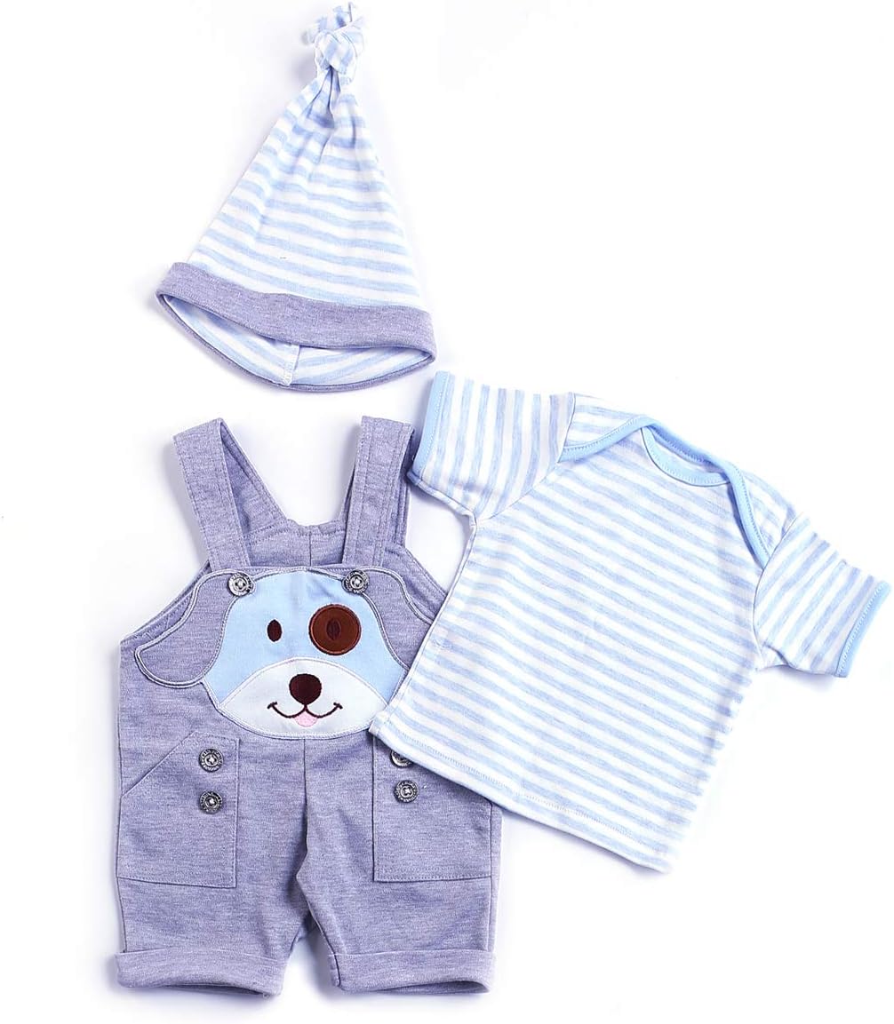 TATU Reborn Baby Boy 22 Inch 3 Pcs Outfit Set 1