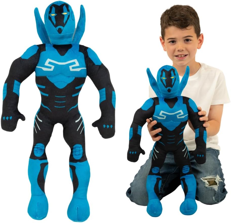 Franco Kids Bedding Plush Cuddle Pillow Blue Beetle