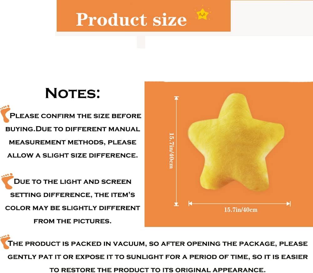 CHELEI2019 157 Inch Star Shaped Pillow Plush Toy