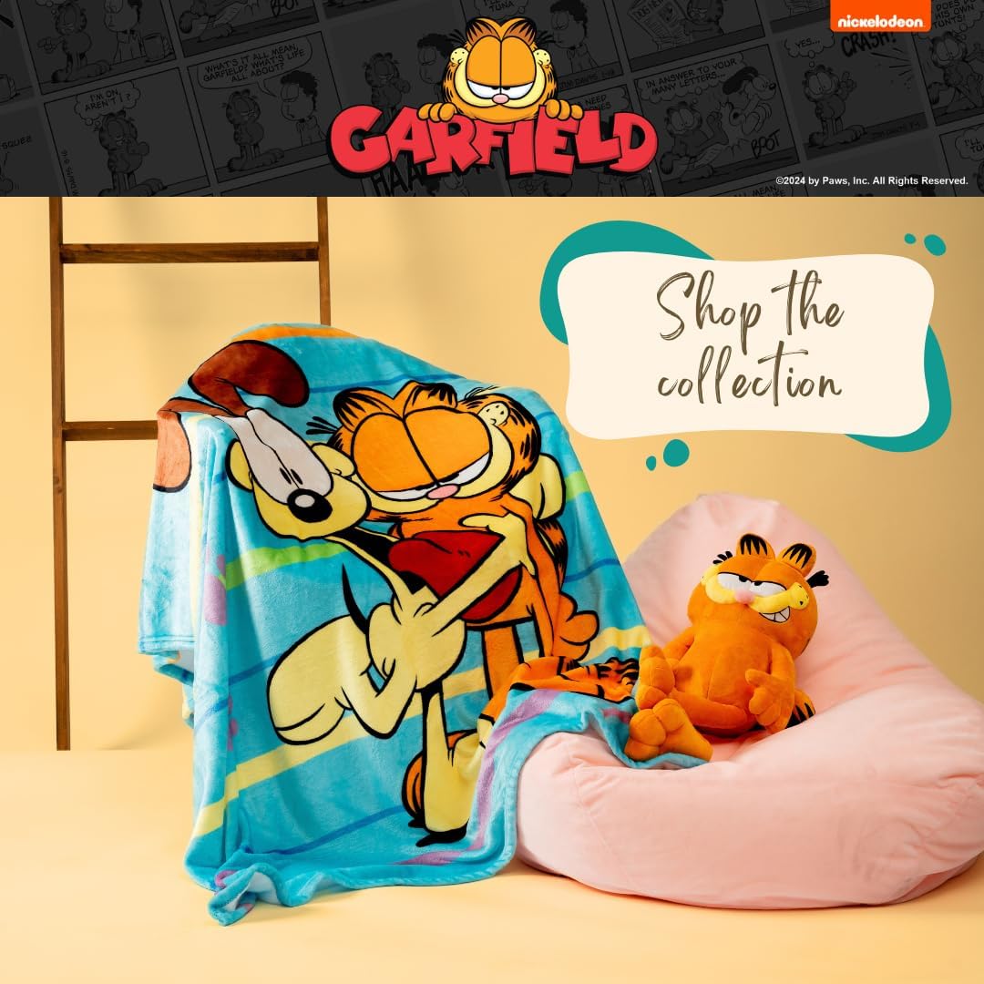 Garfield Plush Cuddle Pillow Officially Licensed by Franco Collectibles