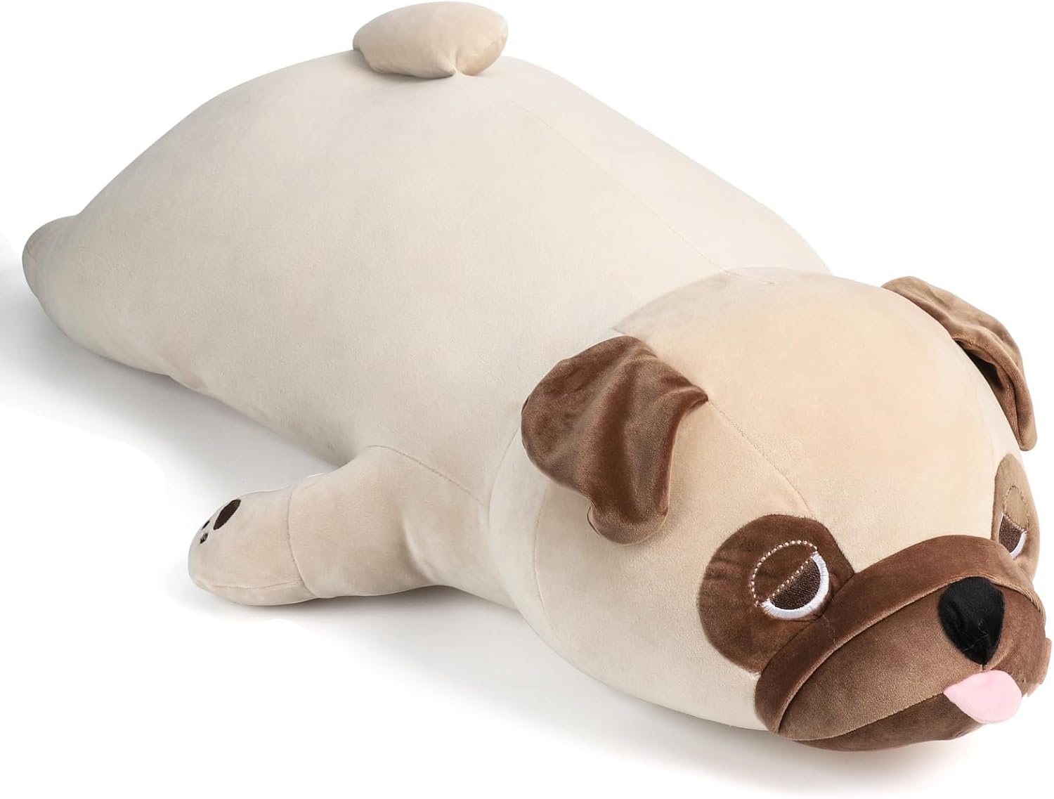 ZPIUU 15 Weighted Pug Plush Pillow Toy