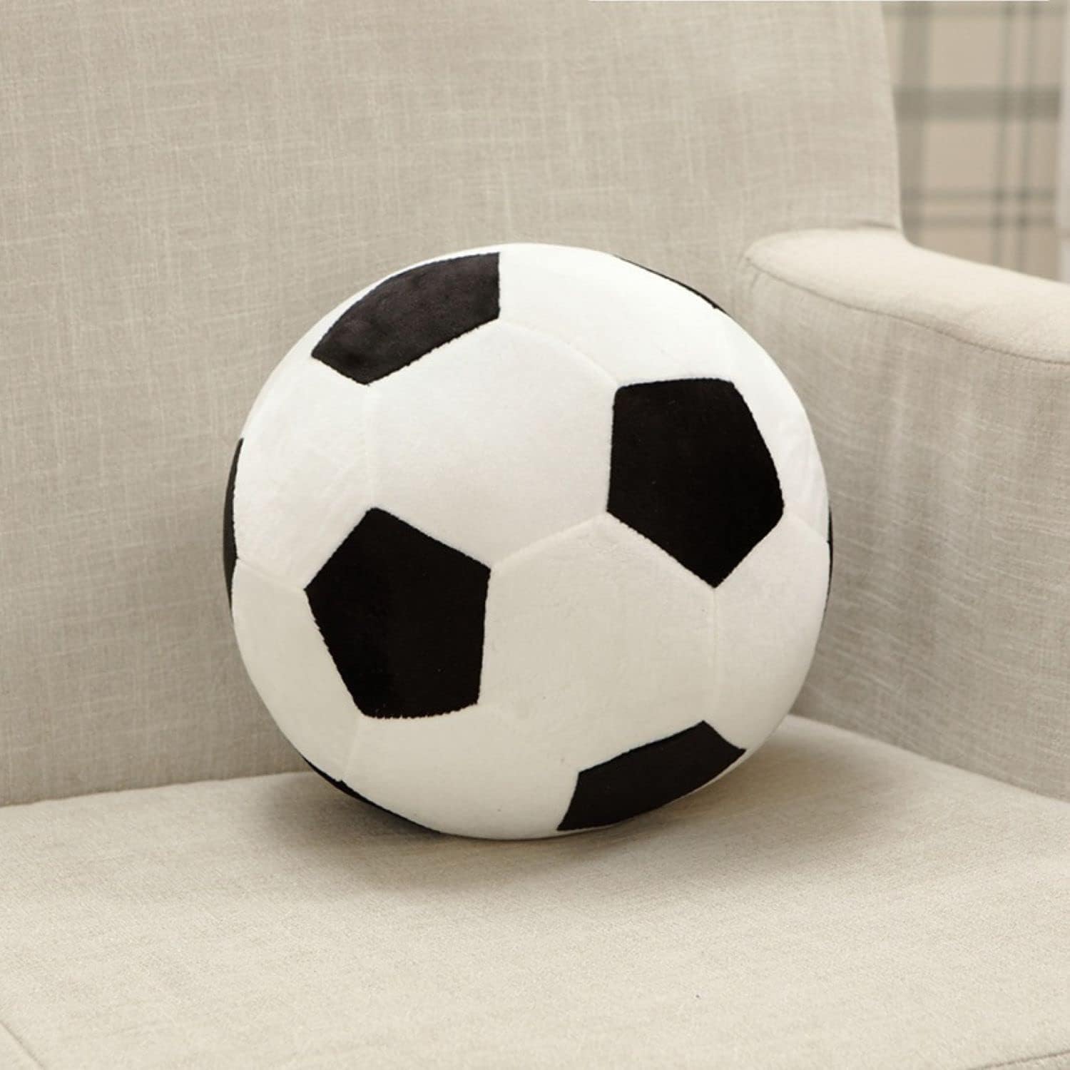 Plush Soccer Ball 118 Inch Soft Football Stuffed Toy Pillow