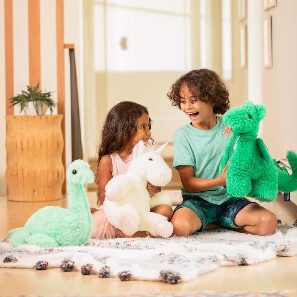 Vermont Teddy Bear Plush Dragon 18 Inch Green