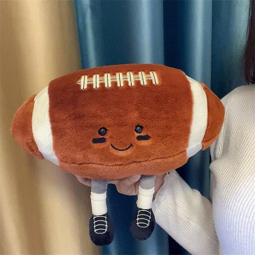 XIYUAN 13 Inch Football Plush Pillow Toy for Kids