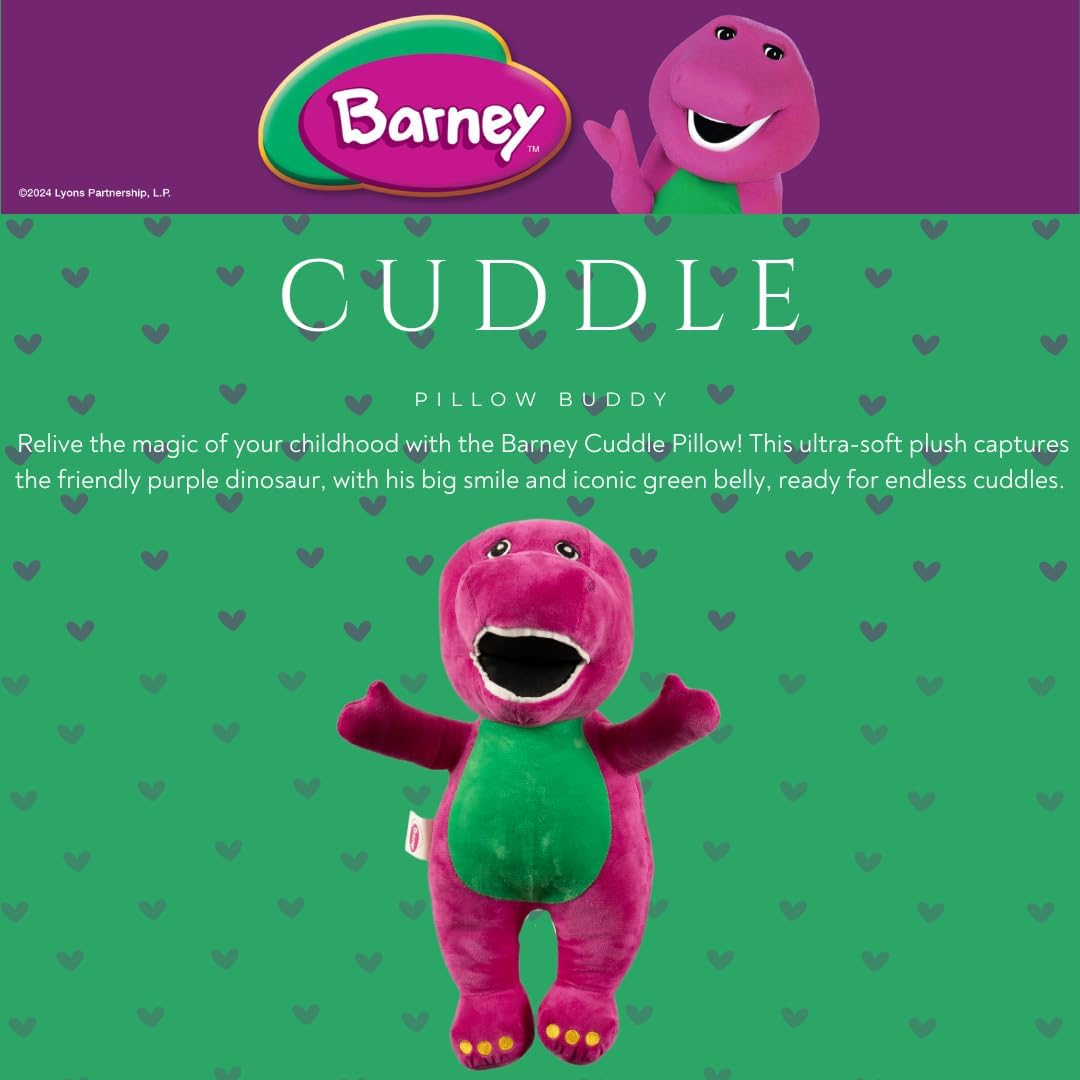 Franco Barney Cuddle Pillow Officially Licensed 165 in Tall