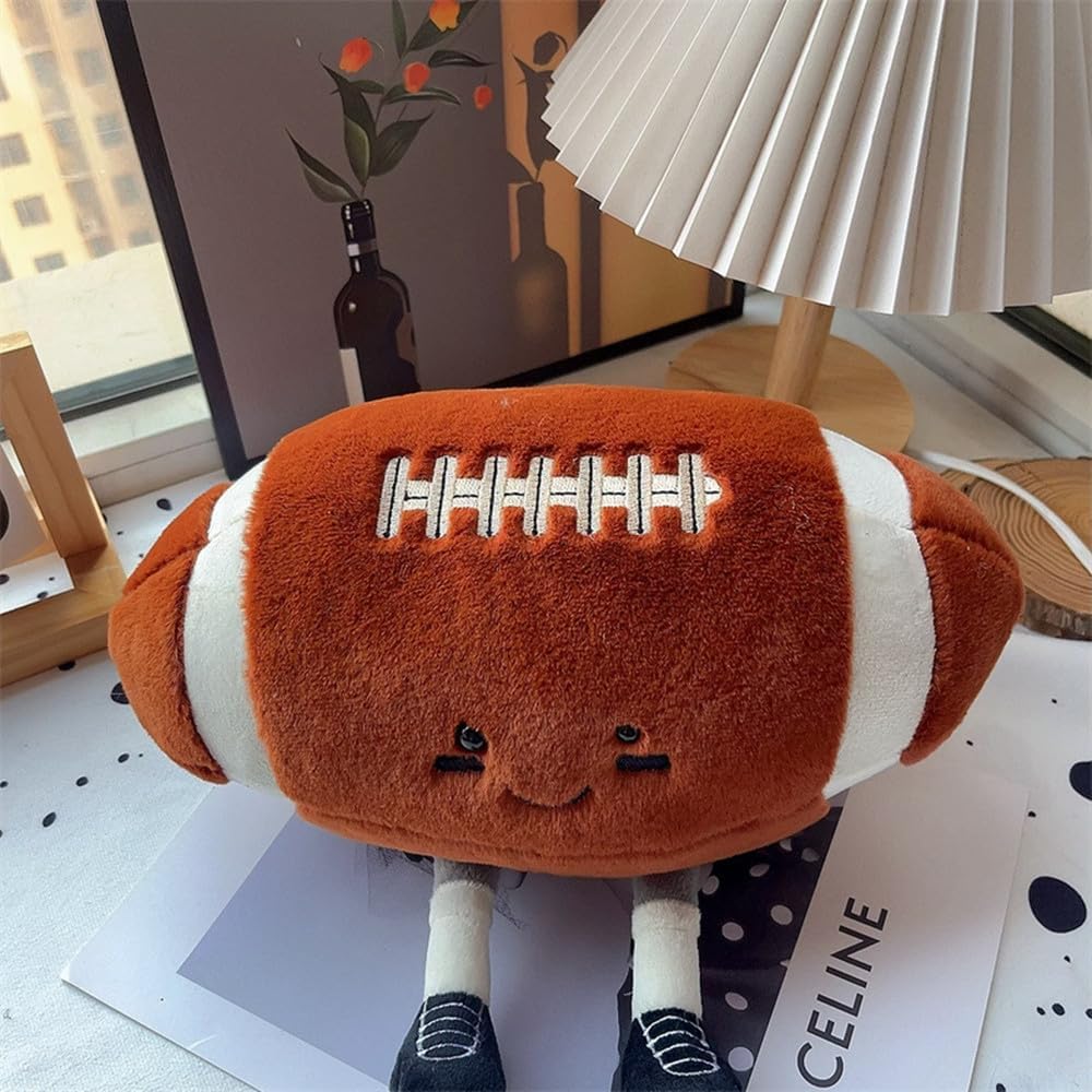 XIYUAN 13 Inch Football Plush Pillow Toy for Kids