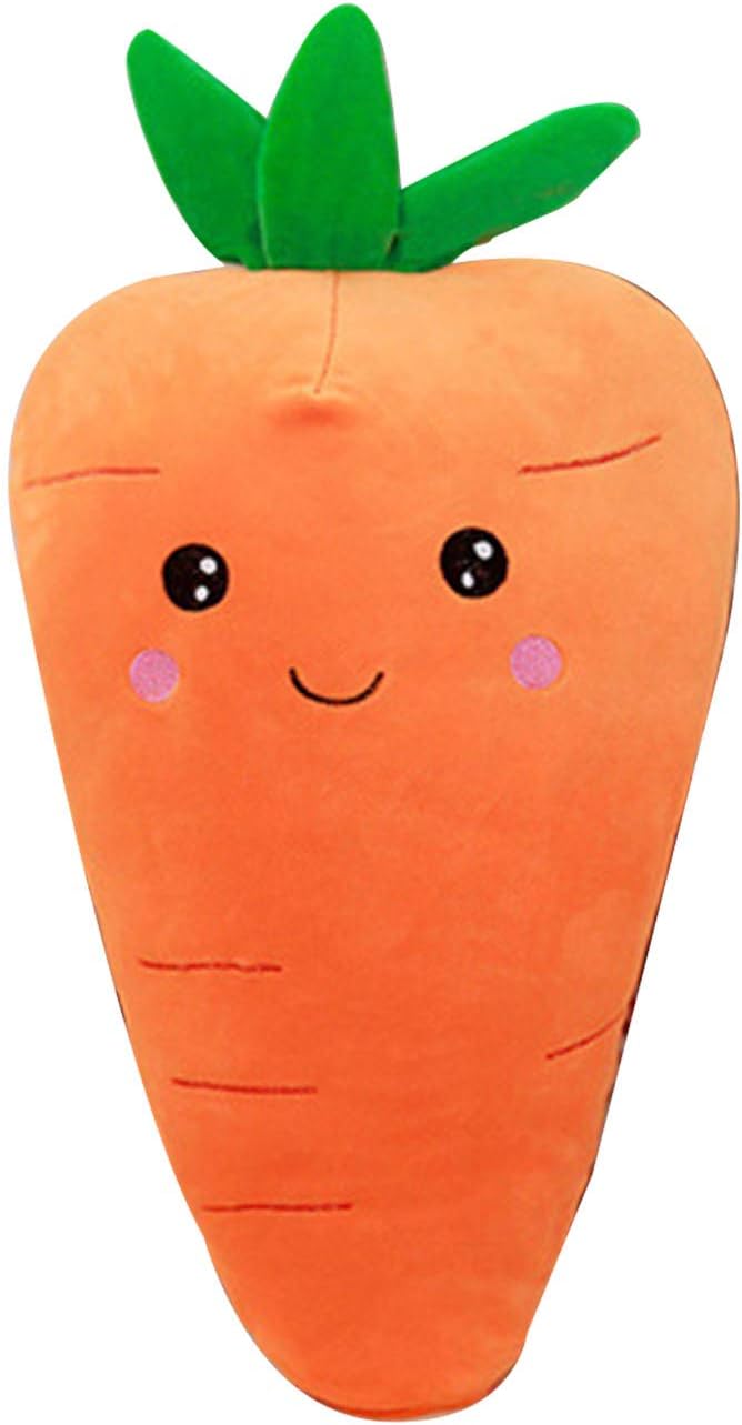 ASkinds Cartoon Carrot Plush Pillow - Cute Stuffed Toy for Kids