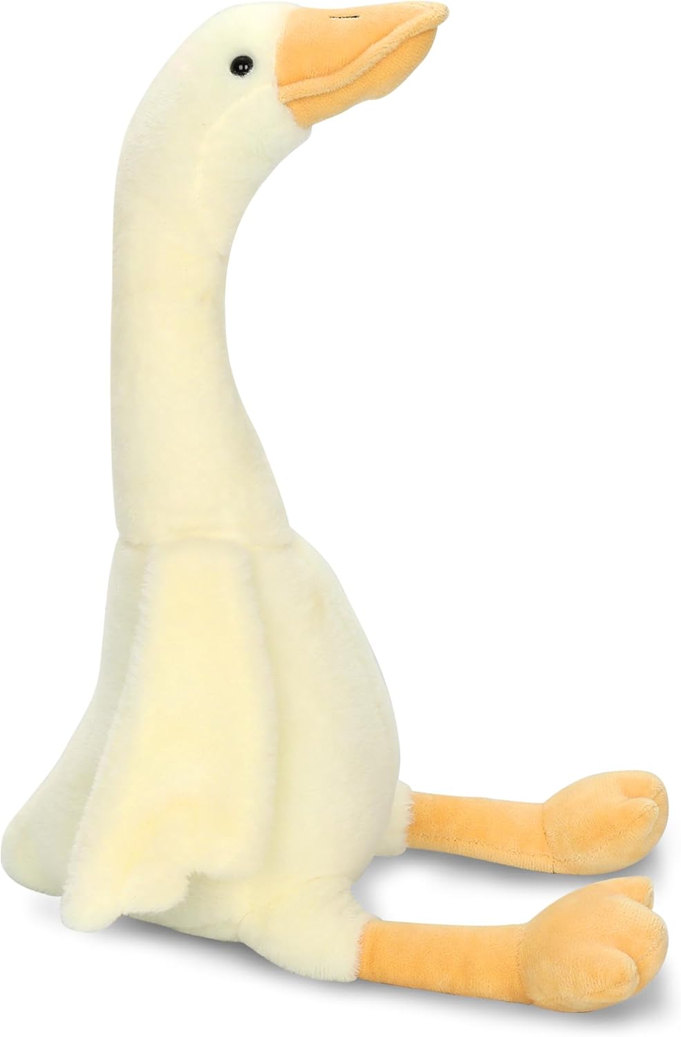 Soft White Goose Plush Toy Pillow for Kids