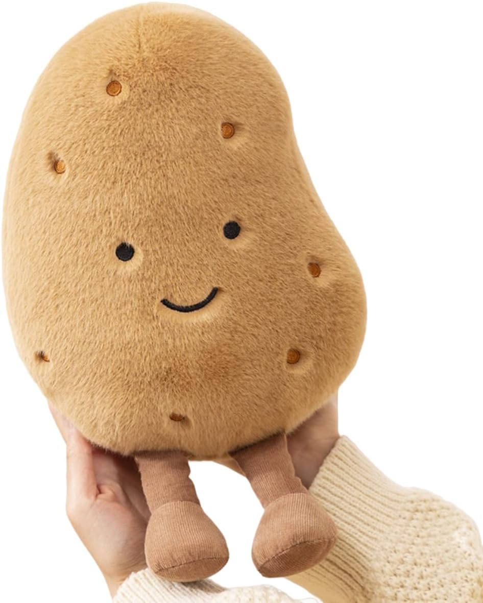 POPOTATO Large Kawaii Potato Plush Toy - 1023 Inch Huggable Stuffed Animal