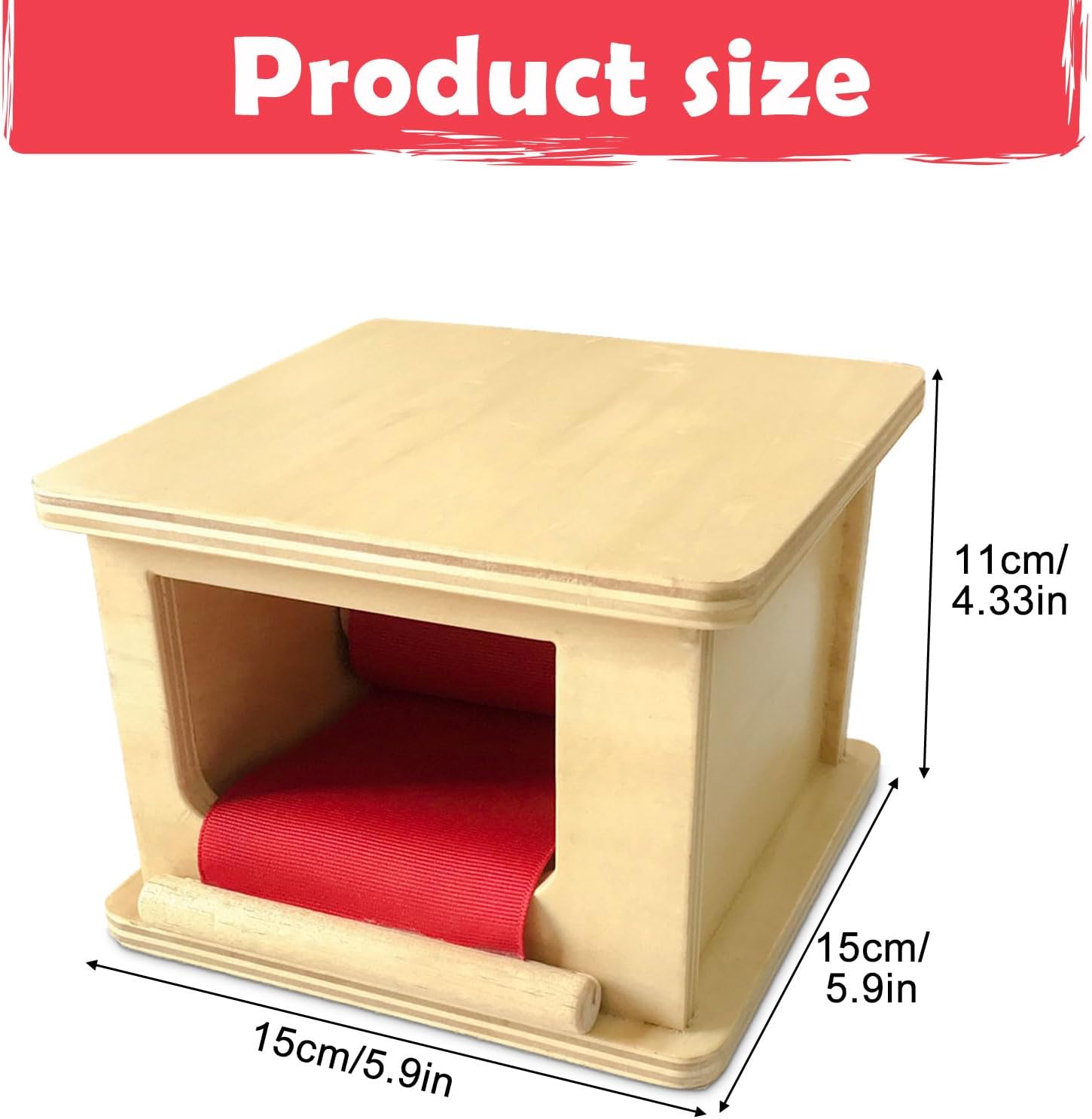 Montessori Wooden Winder for Preschool Learning