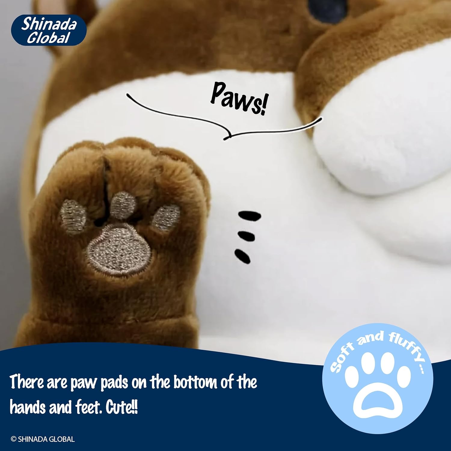 GWORLD Shinada Global Ultra Soft Otter Plush Pillow - 118in Cuddly Stuffed Animal